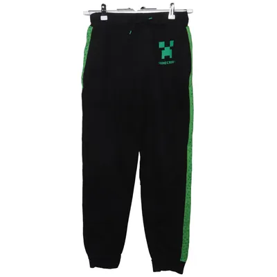 Sweatpants (Sort, Grøn) fra Minecraft Bomuld