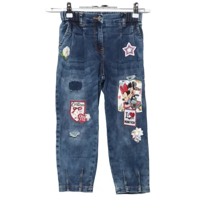 Jeans (196416ai) from Monnalisa Cotton, Elastane, Polyester