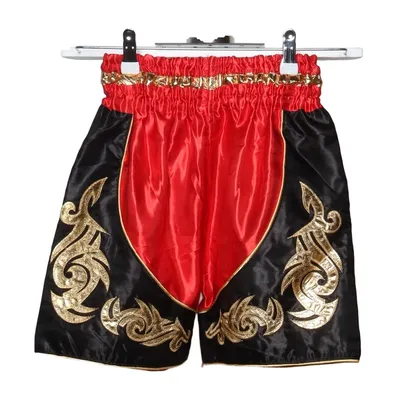 Kampsportsbyxor (Röd, Svart, Guldfärgad) från Thaiboxning