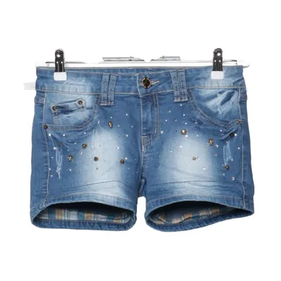 Jeansshorts (Blå) från R Jonaco Bomull, Elastan