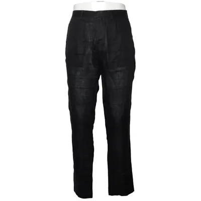Pantalon de costume (Noir) de Hamaki Ho Coton, Lin