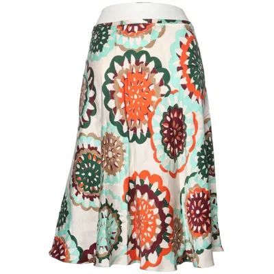 Kjol (Vit, Flerfärgad) från Escada Silke