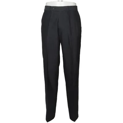 Kostuumbroek (Grijs) van Woolmark Polyester, Wol