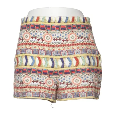 Shorts (Blau, Mehrfarbig) von Zara Woman Baumwolle