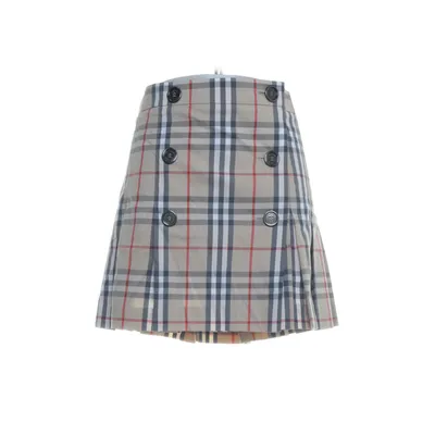 Kjol (Beige, Flerfärgad) från Burberry Brit Bomull, Elastan, Polyamid