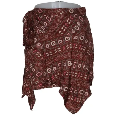 Jupe portefeuille (Rouge, Rose, Blanc) de Isabel Marant Soie