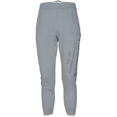 Pantalon de survêtement (Gris) de Alexander McQueen Coton, Élasthane