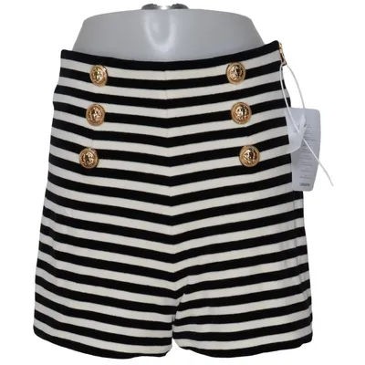 Korte broek (Zwart, Wit) van Balmain Katoen, Polyester, Viscose