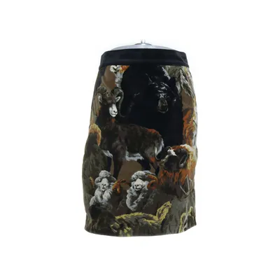 Skirt (Green, Multicolored) from Kenzo Jungle Acetate, Cotton