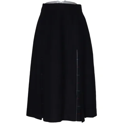 Nederdel (EXLong) fra Burberry Viscose, Uld