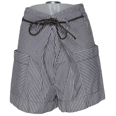 Shorts (White, Blue) from Brunello Cucinelli Cotton, Elastane