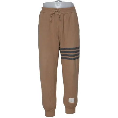 Pantalon (Beige) de Thom Browne Cachemire, Coton, Élasthane, Polyamide