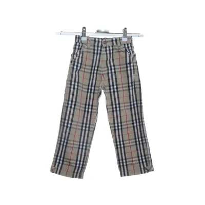 Broek (Beige, Meerkleurig) van Burberry Katoen