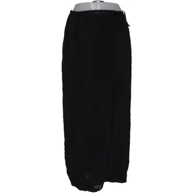 Jupe longue (Noir) de Consequent Coton, Soie