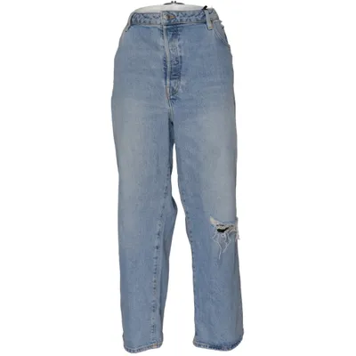 Spijkerbroek (Vintage Straight, Ultra High Waist Ankle Length) van &Denim by H&M Katoen, Elastaan