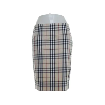 Pennkjol (Beige, Flerfärgad) från Burberry Bomull, Elastan, Polyamid