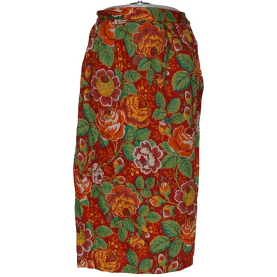 Skirt (Red, Multicolored) from Kenzo Cotton