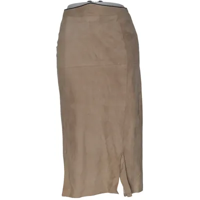 Läderkjol (Beige) från Roberto Cavalli Skinn