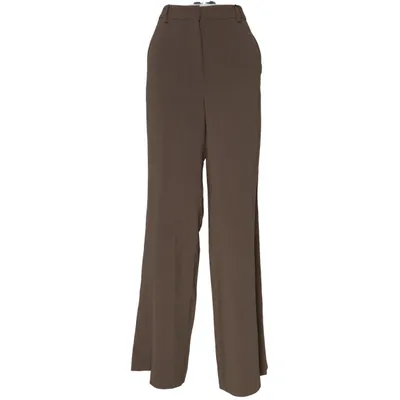 Jakkesætsbukser (Brun) fra Alberto Biani Acetat, Polyester