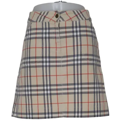 Skirt (Beige, Multicolored) from Burberry Cotton, Elastane