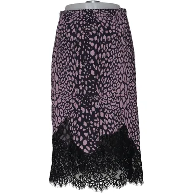 Jupe (Rose, Noir) de McQ by Alexander McQueen Polyamide, Viscose