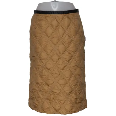 Funktionsrock (Braun) von Moncler Daune, Leder, Polyamid