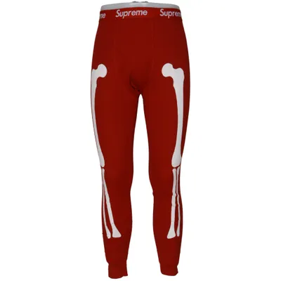 Long Johns (Thermal Pant) from Supreme x Hanes Cotton, Recycled polyester