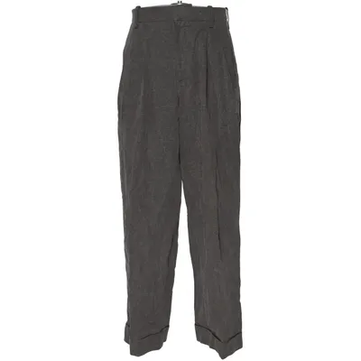 Kostymbyxor (Grå) från Jacquemus Bomull, Linne, Polyester, Viskos