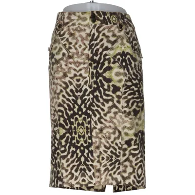 Rok (Beige, Bruin, Groen) van Roberto Cavalli Katoen