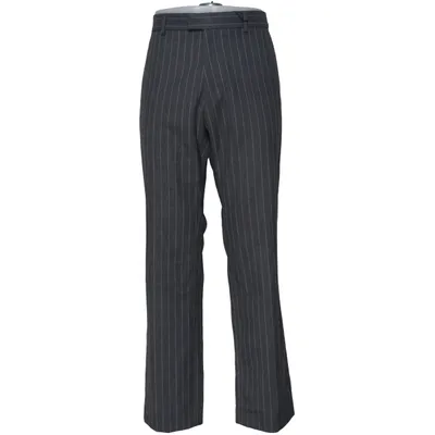 Stoffhose (Grau) von Dries van Noten Polyester, Wolle