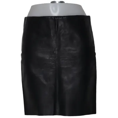 Leren rok (Zwart) van Ann Demeulemeester
