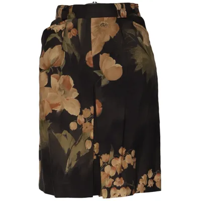 Skort (Brun, Flerfärgad) från Les Copains Linne, Viskos