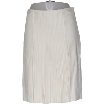 Skirt (White) from Jil Sander Cotton, Leather