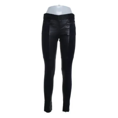 Pantalon en cuir (Noir, Bleu) de Isabel Marant Coton, Élasthane, Cuir