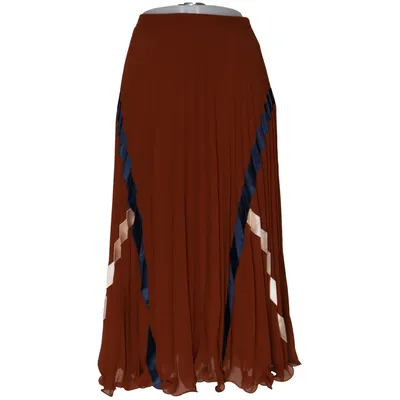 Nederdel (Brun, Flerfarvet) fra See by Chloé Polyester, Viscose