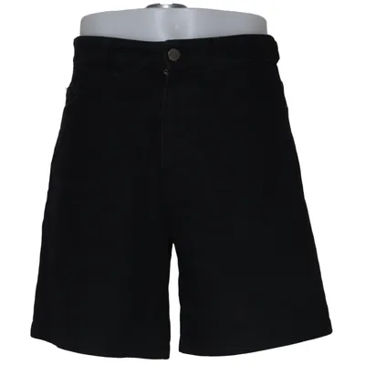 Short en jean (Denim Shorts With Chrome Patch And Paper Tag) de Raf Simons Coton