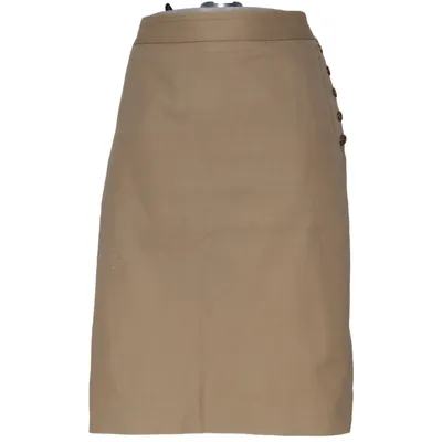 Skirt (Beige) from Mulberry Cotton, Cupro, Viscose