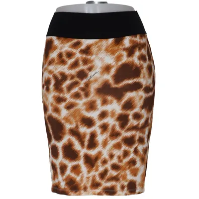 Skirt (Brown, White, Black) from Roberto Cavalli Elastane, Viscose