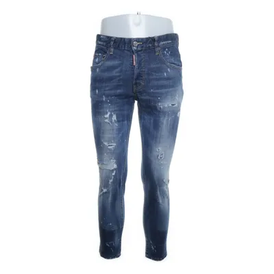Spijkerbroek (Blauw) van Dsquared2 Katoen, Elastaan, Polyester, Leer