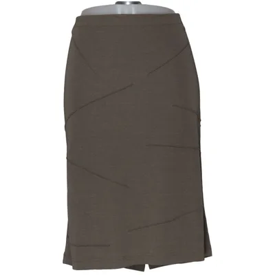 Kjol (Grå) från Madeleine Polyester, Viskos