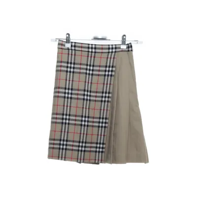 Kjol (Beige, Flerfärgad) från Burberry Kupro, Ull