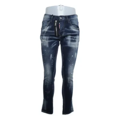 Jeans (Blå) från Dsquared2 Bomull, Elastan, Polyester, Skinn