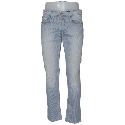 Jeans (Blue, White) from Pt05 Cotton, Lyocell
