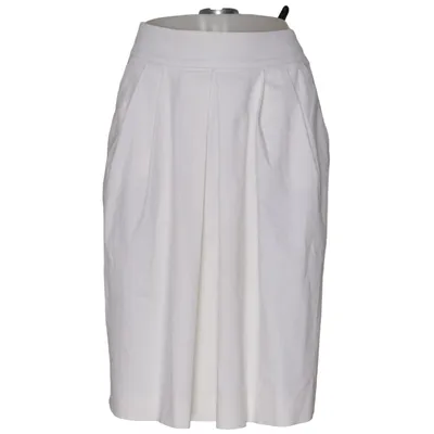 Jupe (Blanc) de Marni Coton, Élasthane, Polyamide