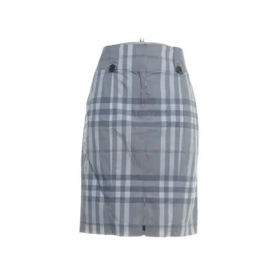 Kokerrok (Grijs, Wit) van Burberry Katoen, Elastaan, Cupro, Polyamide