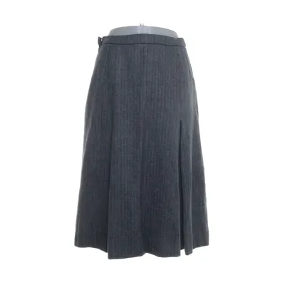 Rok (Grijs) van Burberry Wol, Viscose