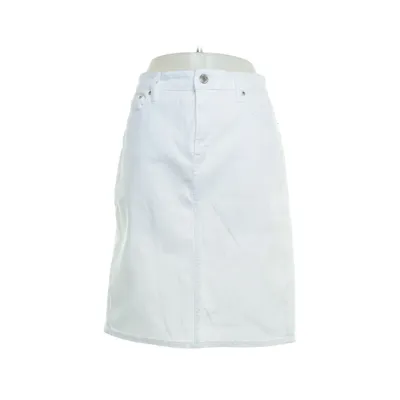 Denim skirt (White) from Lauren Ralph Lauren Cotton, Viscose, Polyester, Elastane