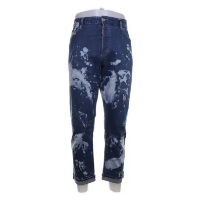 Jeans (Blue) from Dsquared2 Polyester, Leather, Cotton, Elastane