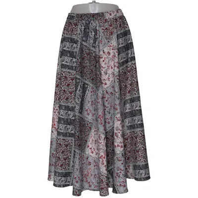 Långkjol (Vit, Grå, Röd) från Selection Capri Collection Polyester