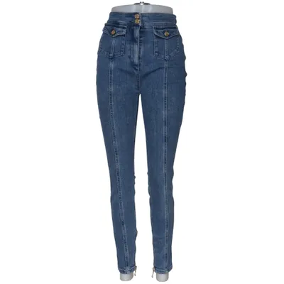Jeans (Blå) fra Balmain Bomuld, Polyurethan